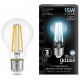 Лампа светодиодная Gauss Filament A60 E27 15 Вт 4100 K 102902215