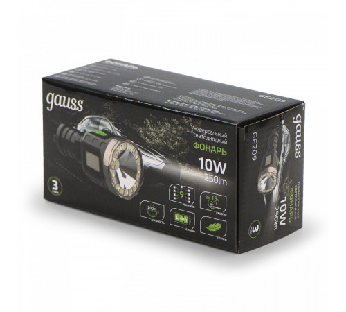 Фонарь ручной Gauss GF209