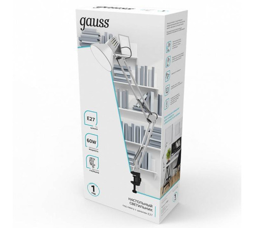 Настольная лампа офисная Gauss GT001 GT0011