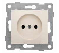 Розетка без заземления и со шторкой, без рамки Gusi Electric BRAVO С10Р2-003