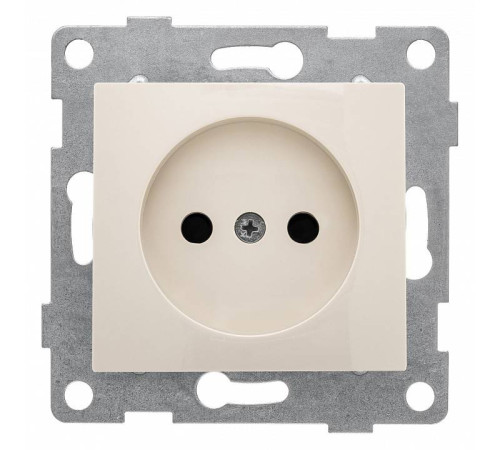 Розетка без заземления и со шторкой, без рамки Gusi Electric BRAVO С10Р2-003