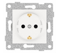 Розетка с заземлением и со шторкой, без рамки Gusi Electric UGRA С11Р4-028