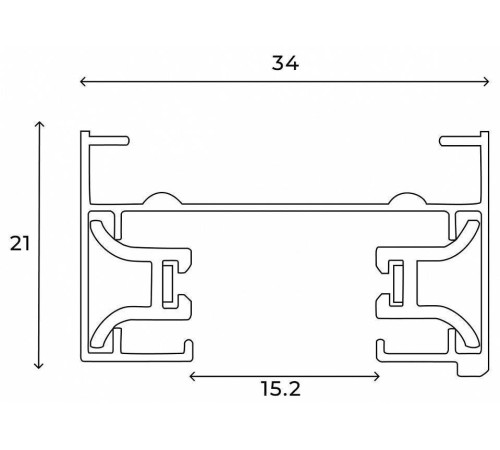 Трек накладной Hesby Lighting Skylite 0001