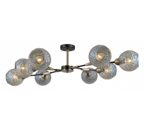 Люстра на штанге ILLUMICO IL0253-8CSQ-79 BK AB