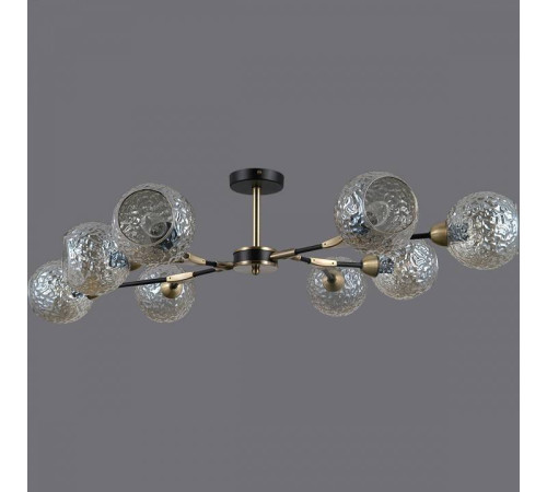 Люстра на штанге ILLUMICO IL0253-8CSQ-79 BK AB