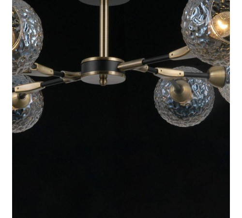 Люстра на штанге ILLUMICO IL0253-8CSQ-79 BK AB