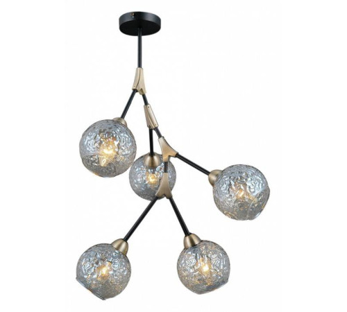 Люстра на штанге ILLUMICO IL0263-5PSQ-79 BK AB