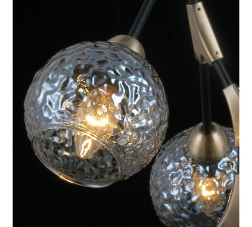 Люстра на штанге ILLUMICO IL0263-5PSQ-79 BK AB