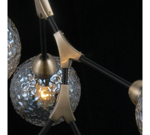 Люстра на штанге ILLUMICO IL0263-5PSQ-79 BK AB