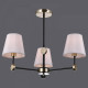 Люстра на штанге ILLUMICO CASTOR IL0394-3CSQ-24 BK AB CASTOR