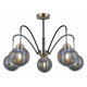Люстра на штанге ILLUMICO IL0433-5PSQ-79 BK AB