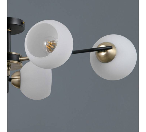 Люстра на штанге ILLUMICO LIBRA IL0469-6CSQ-24 BK AB LIBRA