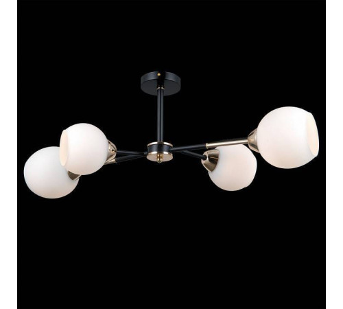 Люстра на штанге ILLUMICO LIBRA IL0715-4CSQ-24 BK GD LIBRA