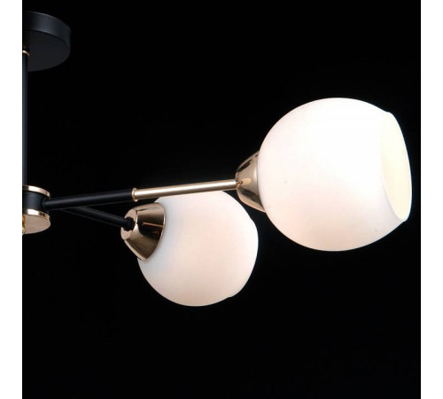 Люстра на штанге ILLUMICO LIBRA IL0715-4CSQ-24 BK GD LIBRA