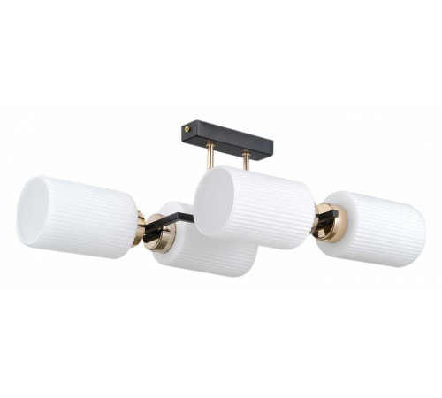 Потолочная люстра ILLUMICO NAPLES IL0809-4ASQ-25 BK AB NAPLES