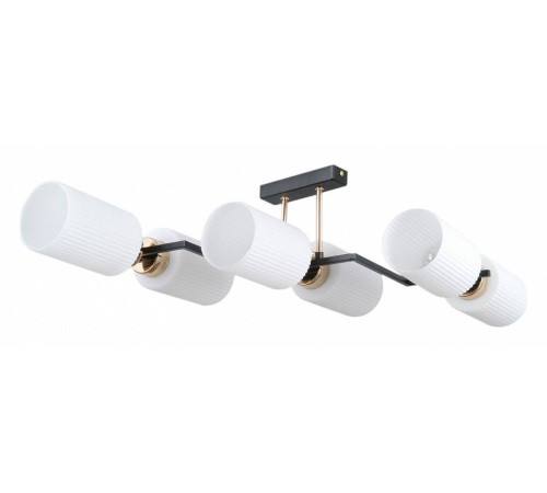 Потолочная люстра ILLUMICO NAPLES IL0809-6ASQ-25 BK AB NAPLES