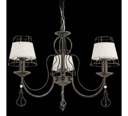 Подвесная люстра ILLUMICO IL2353-3PB-26 BK GD