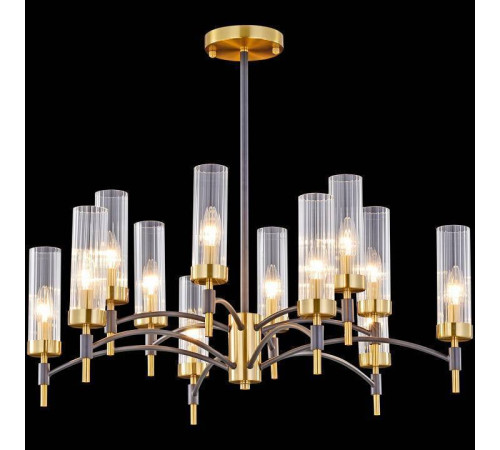 Люстра на штанге ILLUMICO BRASS TUBO IL5177-6+6PLS-29 BRASS TUBO