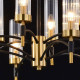 Люстра на штанге ILLUMICO BRASS TUBO IL5177-6+6PLS-29 BRASS TUBO