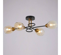 Люстра на штанге ILLUMICO Celeste IL8263-4COU-79 BK GD Celeste