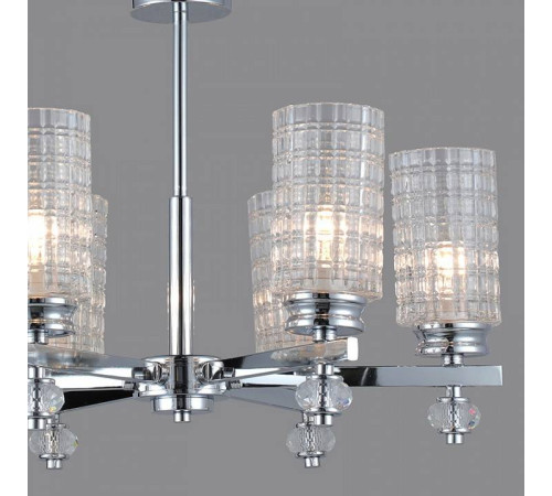 Подвесная люстра ILLUMICO IL8678-6P-20 CR