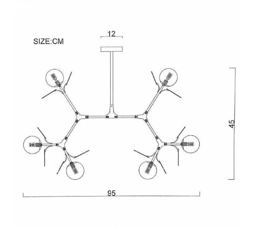Люстра на штанге Imperiumloft MATISSE MATISSE-M01