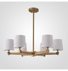 Люстра на штанге Imperiumloft Jorgenson White/Light wood STAVRA01