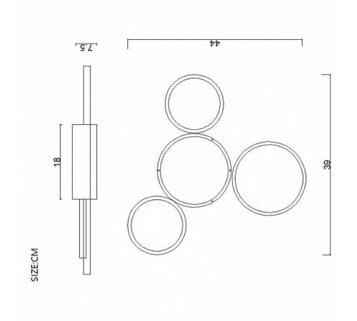 Потолочная люстра Imperiumloft TWINE TWINE01
