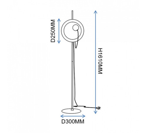 Торшер Imperiumloft MARGOTT White margott-fl01