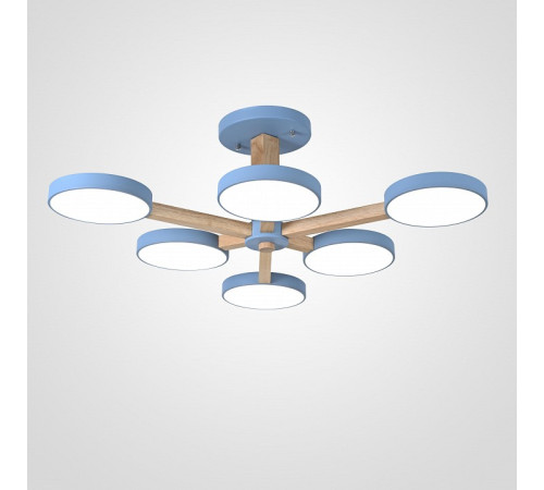 Люстра на штанге Imperiumloft TURNA Blue TURNA-B01