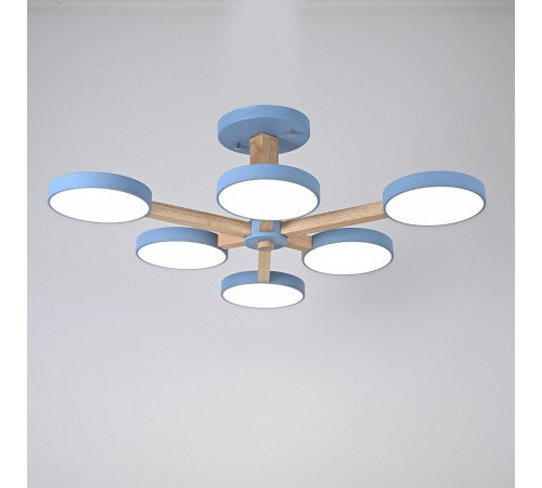 Люстра на штанге Imperiumloft TURNA Blue TURNA-B01