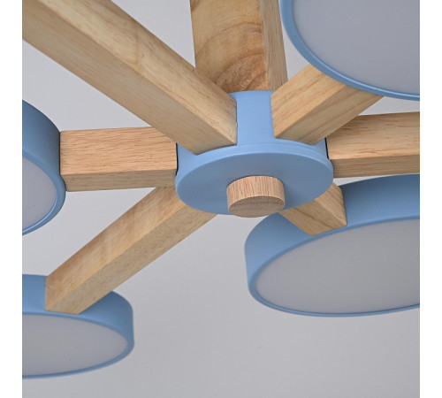 Люстра на штанге Imperiumloft TURNA Blue TURNA-B01