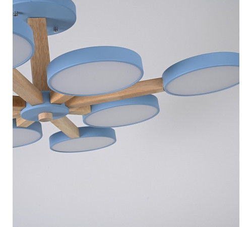 Люстра на штанге Imperiumloft TURNA Blue TURNA-B01