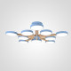 Люстра на штанге Imperiumloft TURNA Blue TURNA-B01