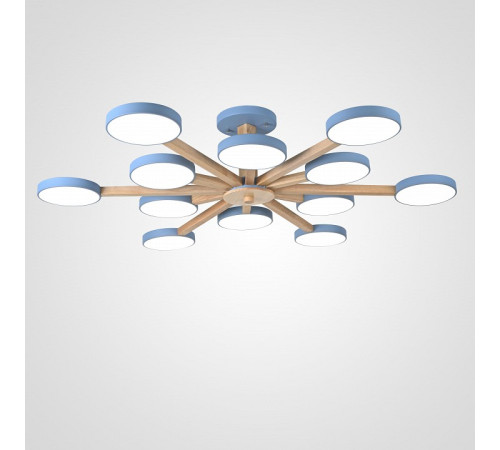 Люстра на штанге Imperiumloft TURNA Blue TURNA-B01