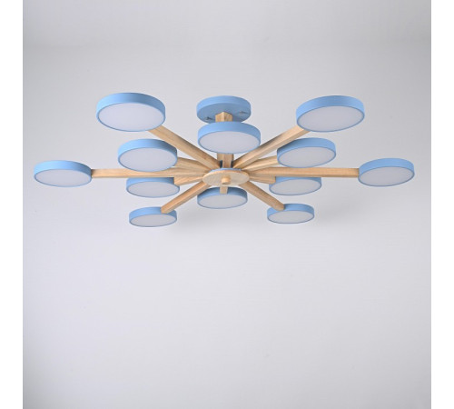 Люстра на штанге Imperiumloft TURNA Blue TURNA-B01