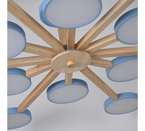 Люстра на штанге Imperiumloft TURNA Blue TURNA-B01