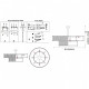 Светильник на штанге Imperiumloft RH Marais Round Chandelier 40,2668