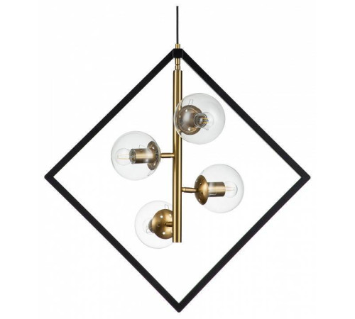 Подвесная люстра Indigo Faccetta 13005/A/4P Black