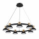 Подвесная люстра Indigo Traforo 11059/9P Black