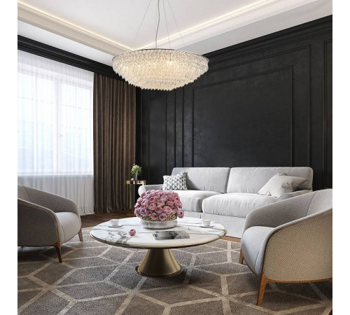 Подвесная люстра Indigo Intrigo 12028/12P Chrome