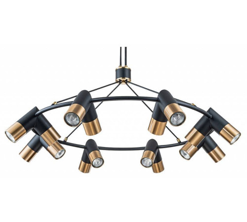 Подвесная люстра Indigo Doppio 11036/16P Black