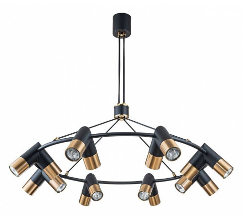 Подвесная люстра Indigo Doppio 11036/16P Black
