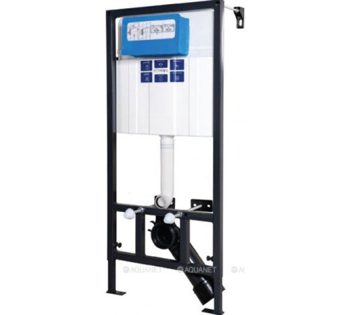 Комплект инсталляция Bettoserb Sava Fix Slim и клавиша смыва Morava черный матовый SET40006459