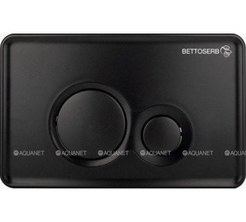 Комплект инсталляция Bettoserb Sava Fix Slim и клавиша смыва Morava черный матовый SET40006459