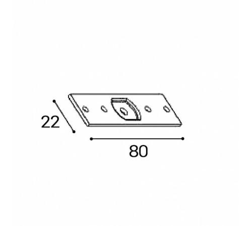 Крепление для трека Italline ATOM IT012-5037