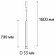 Подвесной светильник Italline IT03-1428 IT03-1428 coffee