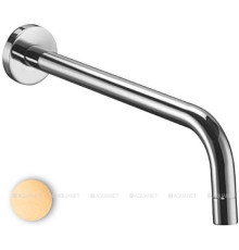 Излив из стены Paffoni ZBOC046HG круглый 248 мм золото