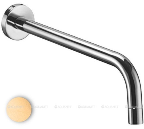 Излив из стены Paffoni ZBOC046HG круглый 248 мм золото