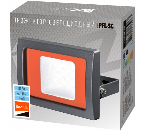 Настенно-потолочный прожектор Jazzway PFL-SC-10W 6500K IP65